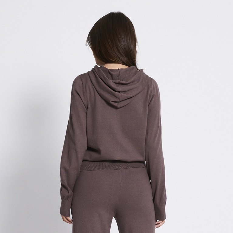 Knit zip hoodie "Jennifer"